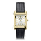 Harvard Men's Gold Watch with 2-Tone Dial & Leather Strap at M.LaHart & Co. Shot #2
