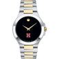 Harvard Men's Movado Collection Two-Tone Watch with Black Dial Shot #2