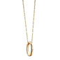 Harvard Monica Rich Kosann "Carpe Diem" Poesy Ring Necklace in Gold Shot #2