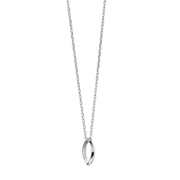 Harvard Monica Rich Kosann Poesy Ring Necklace in Silver Shot #2