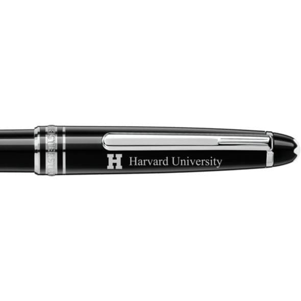 Harvard Montblanc Meisterstück Classique Ballpoint Pen in Platinum Shot #2
