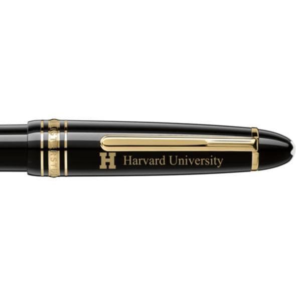 Harvard Montblanc Meisterstück LeGrand Ballpoint Pen in Gold Shot #2