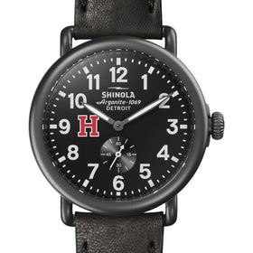 Harvard Shinola Watch, The Runwell 41mm Black Dial Shot #1