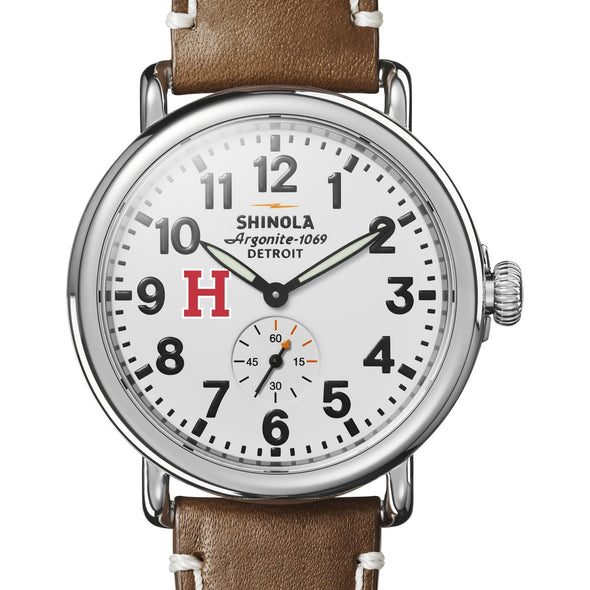 Harvard Shinola Watch, The Runwell 41mm White Dial Shot #1