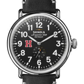 Harvard Shinola Watch, The Runwell 47 mm Black Dial Shot #1