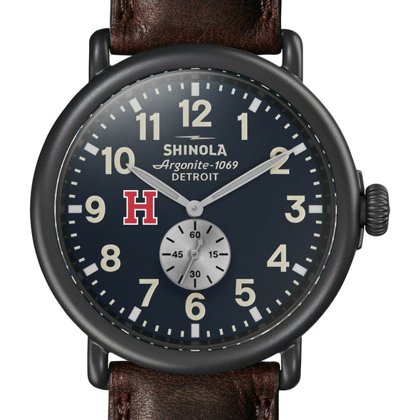 Harvard Shinola Watch, The Runwell 47mm Midnight Blue Dial Shot #1