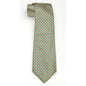 Harvard Squares & Paisley Pattern Silk Tie in Ecru Shot #1