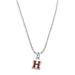 Harvard Sterling Silver Necklace with Enamel Charm