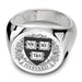 Harvard Sterling Silver Round Signet Ring