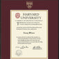 Harvard University Masters/PhD Diploma Frame, the Fidelitas Shot #2