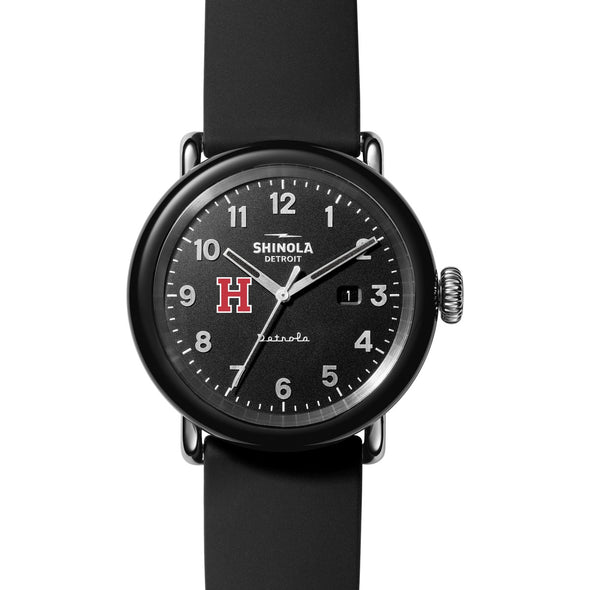 Harvard University Shinola Watch, The Detrola 43mm Black Dial at M.LaHart &amp; Co. Shot #2