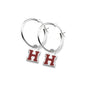 Harvard University Sterling Silver Earrings Shot #1