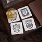 Harvard Vintage Logos Marble Coasters Shot #1
