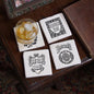 Harvard Vintage Logos Marble Coasters Shot #2