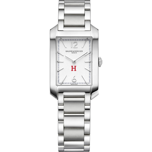 Harvard Women's Baume et Mercier 35X22mm Hampton Watch with Silver Dial & Bracelet Shot #2