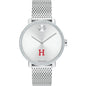 Harvard Women's Movado Bold with Crystal Bezel & Mesh Bracelet Shot #2