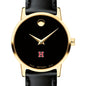 Harvard Women's Movado Gold Museum Classic Leather Shot #1