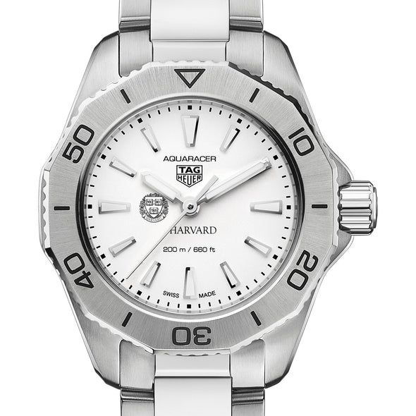 Harvard Women&#39;s TAG Heuer Steel Aquaracer with Silver Dial Shot #1