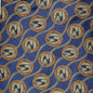 Harvard Woven Wave Pattern Silk Tie in Blue Shot #2