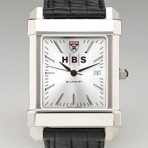 HBS Men&#39;s Collegiate Watch with Leather Strap Shot #1