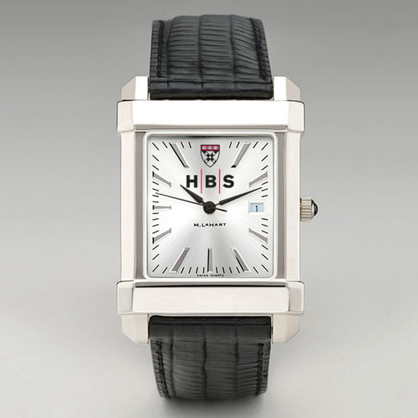 HBS Men&#39;s Collegiate Watch with Leather Strap Shot #2