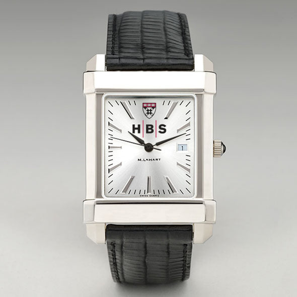 HBS Men's Collegiate Watch with Leather Strap Shot #2