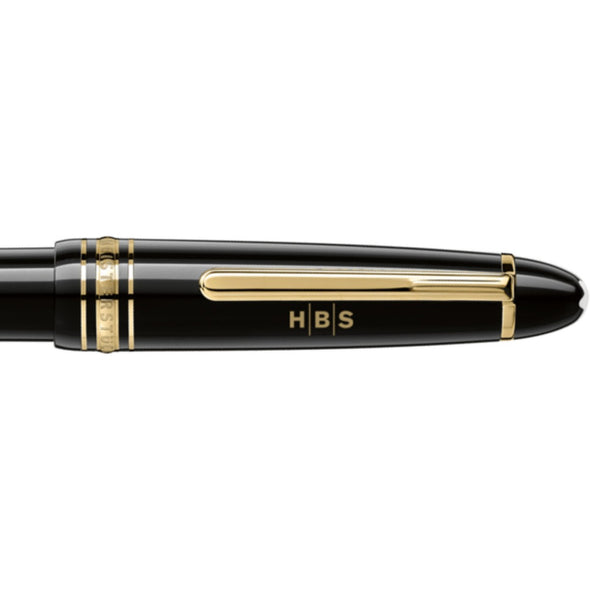 HBS Montblanc Meisterstück Midsize Ballpoint Pen in Gold Shot #2