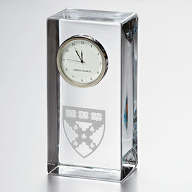 HBS Tall Glass Desk Clock by Simon Pearce Shot #1