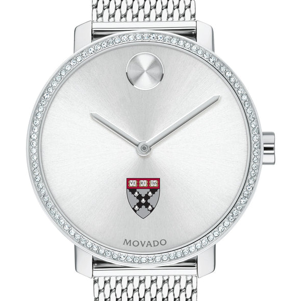 HBS Women's Movado Bold with Crystal Bezel & Mesh Bracelet Shot #1