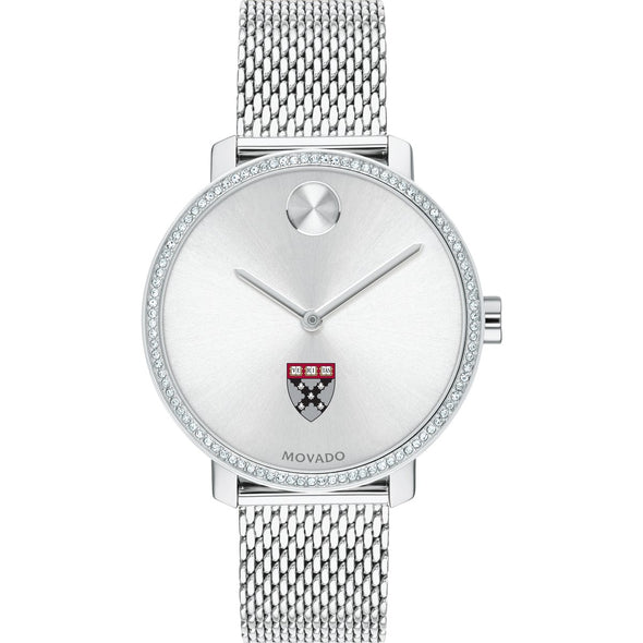 HBS Women's Movado Bold with Crystal Bezel & Mesh Bracelet Shot #2