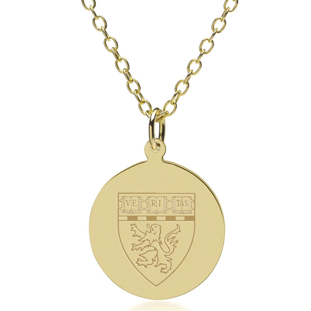 HMS 14K Gold Pendant & Chain | M.LaHart & Co.