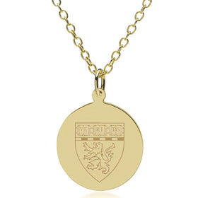 HMS 14K Gold Pendant & Chain Shot #1