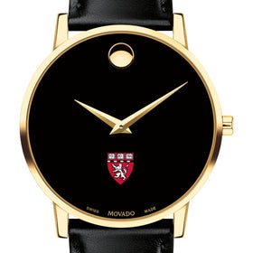 HMS Men's Movado Gold Museum Classic Leather Shot #1
