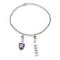 Holy Cross Class Year Sterling Silver Anklet Shot #2