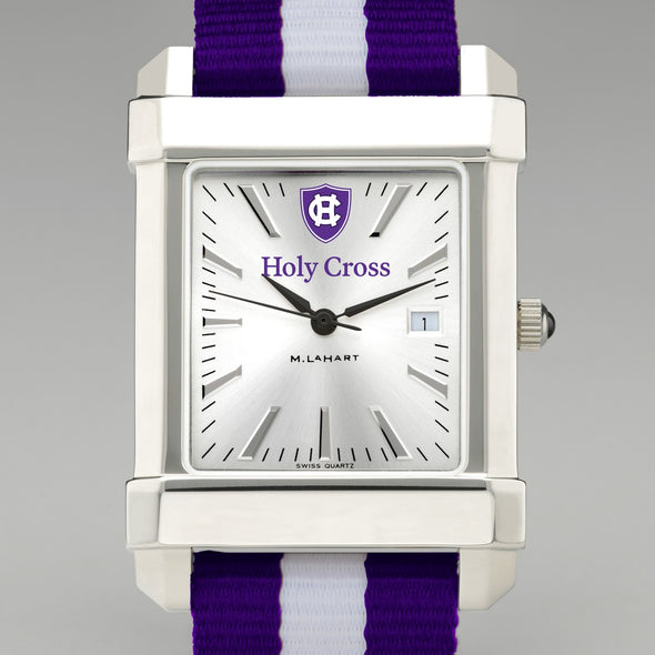 Holy Cross Collegiate Watch with RAF Nylon Strap for Men Shot #1