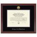 Holy Cross Diploma Frame - Gold Medallion