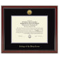 Holy Cross Diploma Frame - Gold Medallion Shot #1