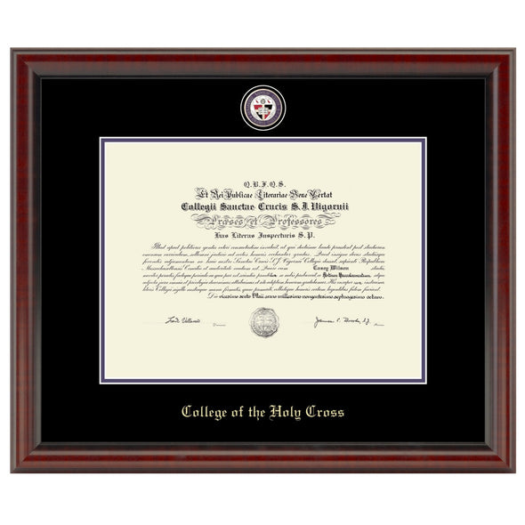 Holy Cross Diploma Frame - Masterpiece Shot #1