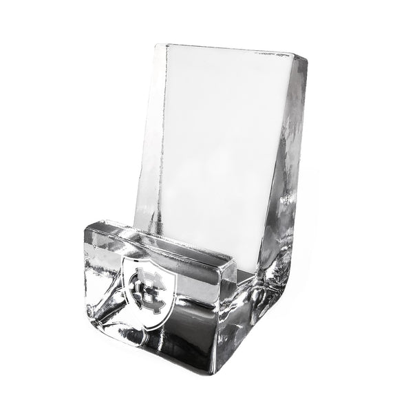 Holy Cross Glass Phone Holder by Simon Pearce Shot #2