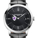 Holy Cross Men's Baume et Mercier 40mm Classima Quartz Watch with Black Dial & Black Leather Strap