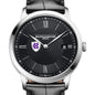 Holy Cross Men's Baume et Mercier 40mm Classima Quartz Watch with Black Dial & Black Leather Strap Shot #1