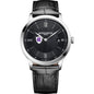 Holy Cross Men's Baume et Mercier 40mm Classima Quartz Watch with Black Dial & Black Leather Strap Shot #2