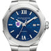 Holy Cross Men's Baume et Mercier 42mm Riviera Watch with Blue Dial & Bracelet