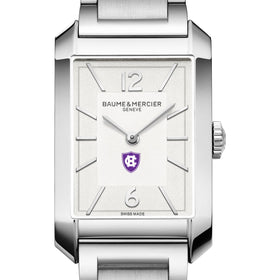 Holy Cross Men's Baume et Mercier 43X27mm Hampton Watch with Silver Dial & Bracelet Shot #1