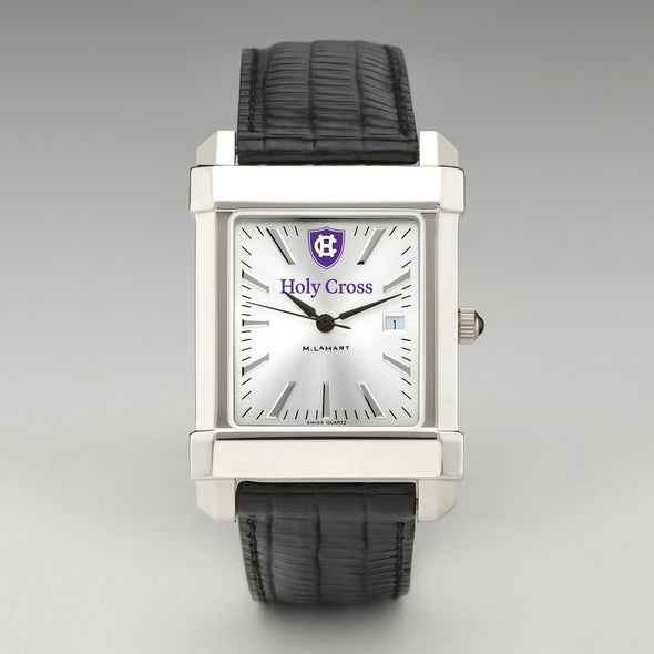 Holy Cross Men's Collegiate Watch with Leather Strap Shot #2