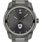Holy Cross Men's Movado BOLD Gunmetal Grey with Date Window Shot #1