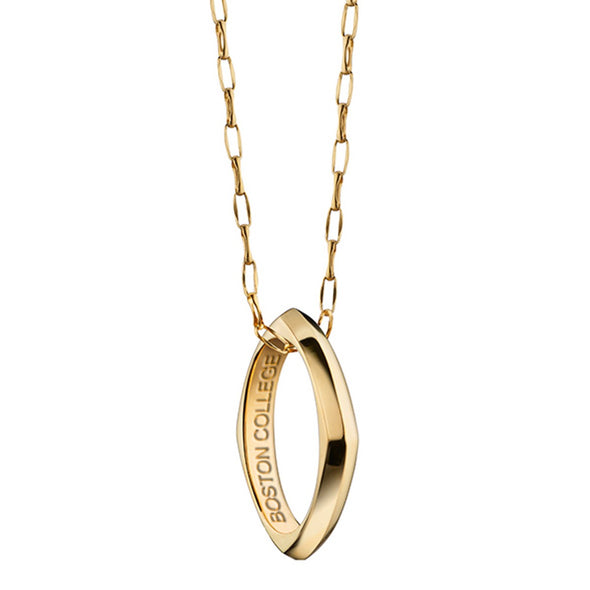 Holy Cross Monica Rich Kosann Poesy Ring Necklace in Gold Shot #1
