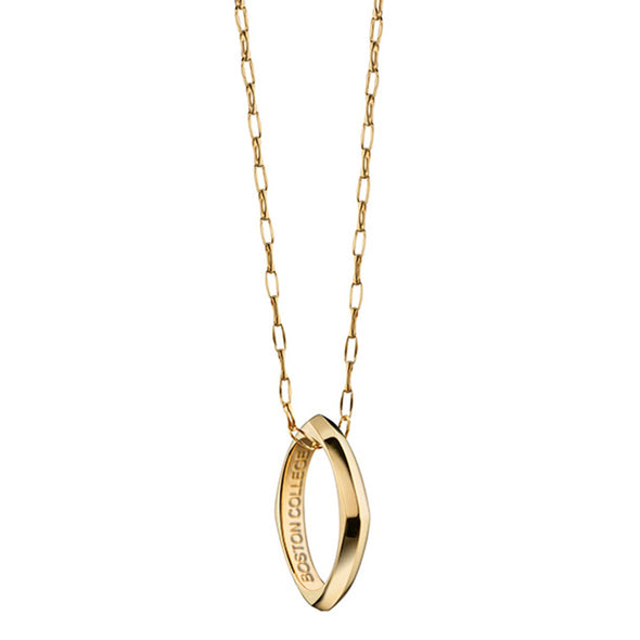 Holy Cross Monica Rich Kosann Poesy Ring Necklace in Gold Shot #2