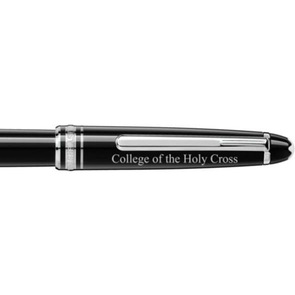 Holy Cross Montblanc Meisterstück Classique Rollerball Pen in Platinum Shot #2