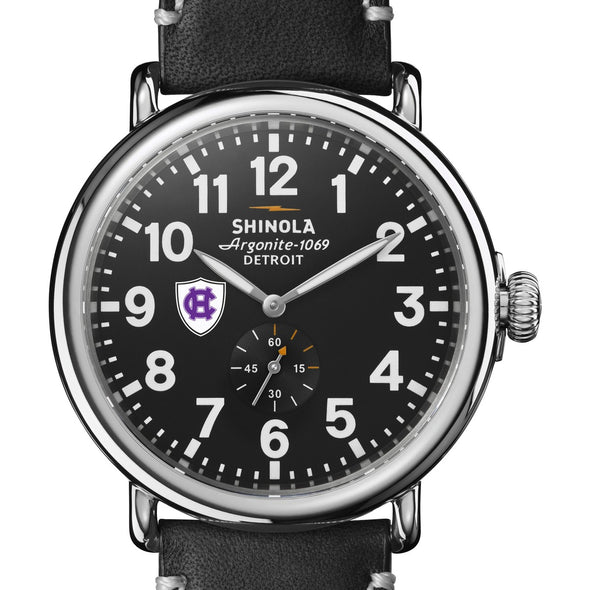 Holy Cross Shinola Watch, The Runwell 47 mm Black Dial Shot #1